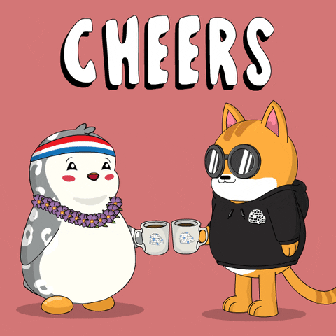 Well Done Cat GIF by Pudgy Penguins