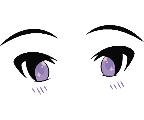 Anime Eyes Stickers for Sale  Redbubble