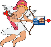 Valentines Day Cupid Sticker by White Castle