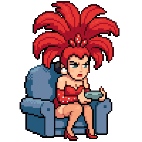 Showgirl Sticker by Super Smash Titties