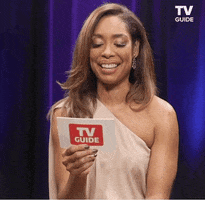 Gina Torres Laughing GIF by TV Guide