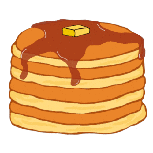 Hungry Pancake Day Sticker by The Trails Eatery