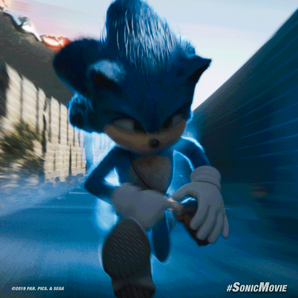 Sonic the Hedgehog ( 2020 Film ) -𝒢𝑜𝓉𝓉𝒶 𝑔𝑜 𝒻𝒶𝓈𝓉 Minecraft Skin