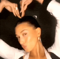Heart Bieber GIF