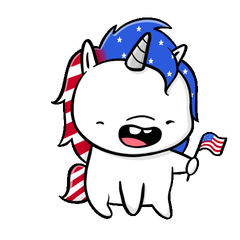American Celebration Sticker by CutieSquad