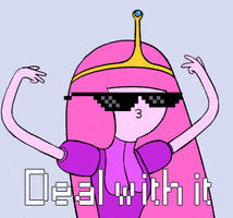 Adventure Time Deal With It GIF