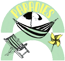 Paradise Sommer Sticker by fraugerold