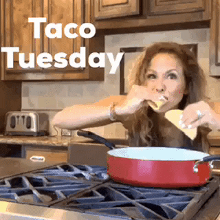 Mexican Food Eating GIF by Tricia  Grace
