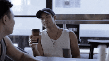 Confused Coffee GIF by Pretty Dudes