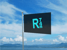 R74n logo water wave ocean GIF