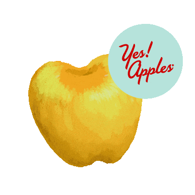 Yes! Apples Sticker