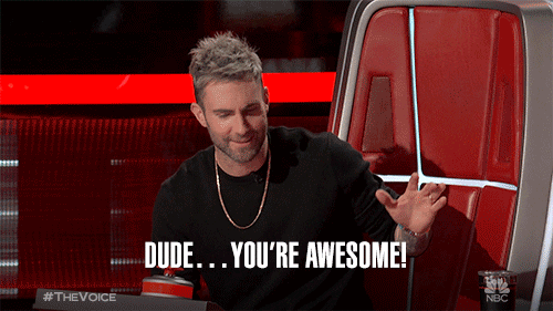 Dude You&#39;Re Awesome GIF by The Voice - Find & Share on GIPHY