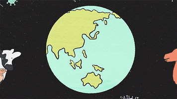 Cartoon Earth GIF by American Museum of Natural History