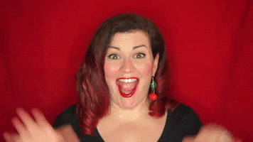 Excited Wave GIF by Christine Gritmon