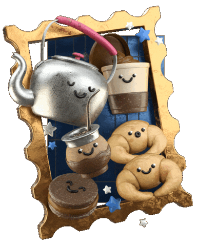 Dulce De Leche Chocolate Sticker by Mora Vieytes