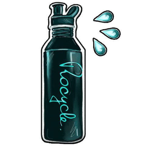 Water Workout Sticker by Rocycle