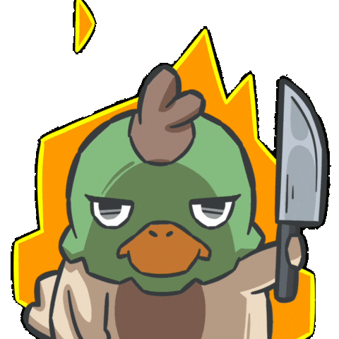 Mad Duck Sticker by DillybyDally