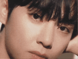 Staring Kim Taehyung GIF
