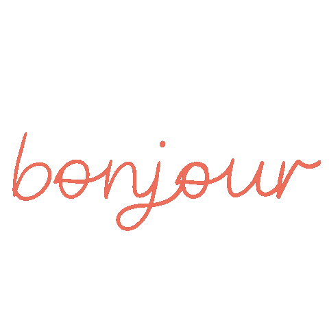 Bonjour Sticker by Eva's Café