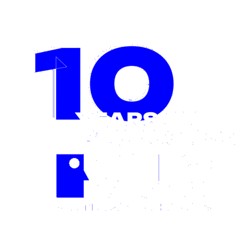 10 Years Sticker by MUG