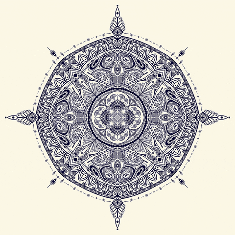 Mandala Kaleidoscope GIF by Phazed