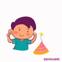 Happy Diwali GIF by Doodlernie