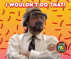 Arms Crossed Smh GIF by PIZZA PALS PLAYZONE