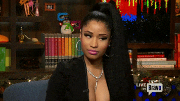 Unimpressed Nicki Minaj GIF