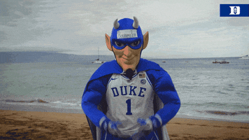 surprised blue devil GIF by Duke Men's Basketball