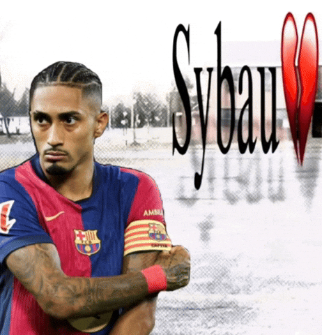 Raphinha Visca Barca GIF