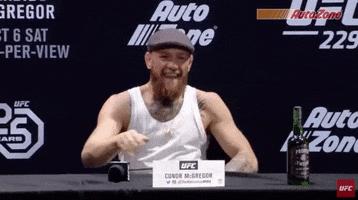 Excited Conor Mcgregor GIF by UFC