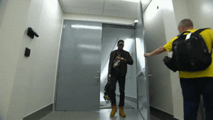 victor oladipo arrival GIF by NBA