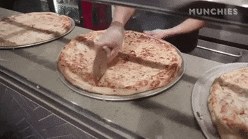 pizza cutting GIF by Munchies