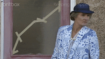 keeping up appearances oops GIF by britbox