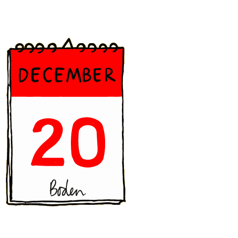 Christmas Cartoon Sticker by Boden