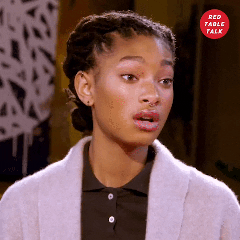 Willow Smith GIF by Red Table Talk - Find & Share on GIPHY