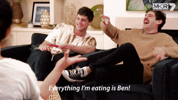 Ben Eating GIF by My Kitchen Rules