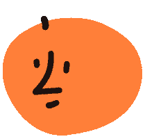 Fruit Mandarin Sticker by Bobo Choses