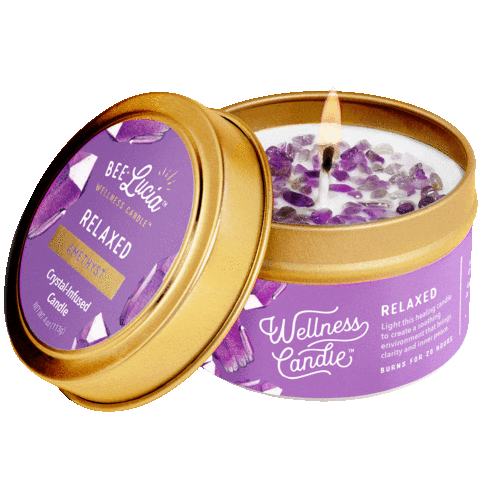 Relaxed Candle Sticker by Bee Lucia Wellness Co.