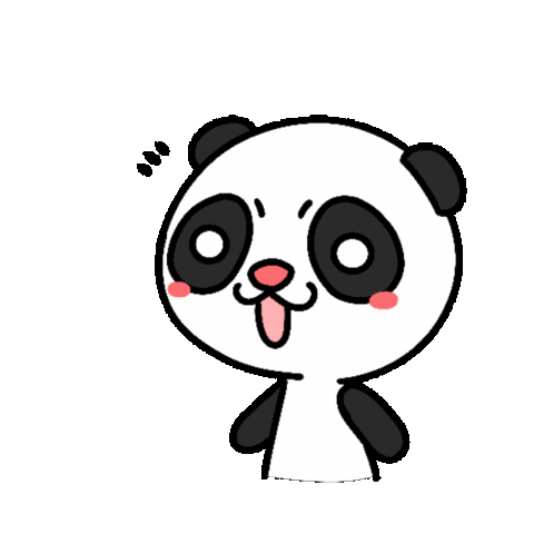 Panda Yes Sticker