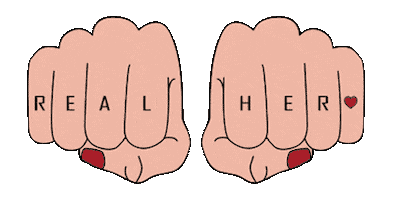 Real Hero Heart Sticker by Realher Makeup