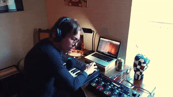 Piano Looping GIF by Marc Rebillet