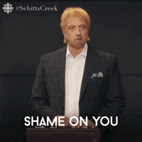 Embarrassed Schitts Creek GIF by CBC