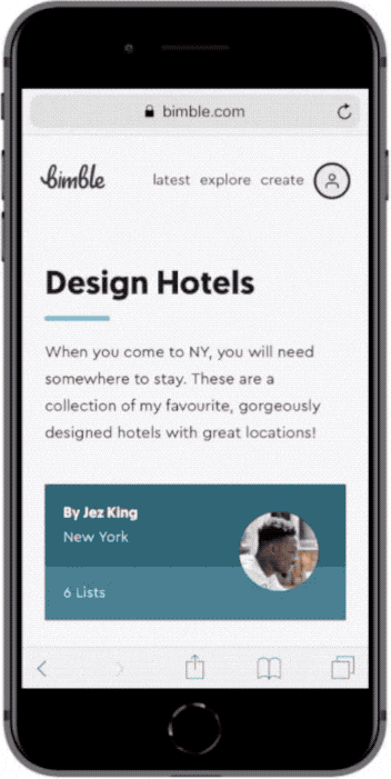 Newsletter Phone Screen GIF by Bimble
