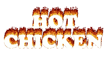 Fried Chicken Fire Sticker by Land and Sea Dept.