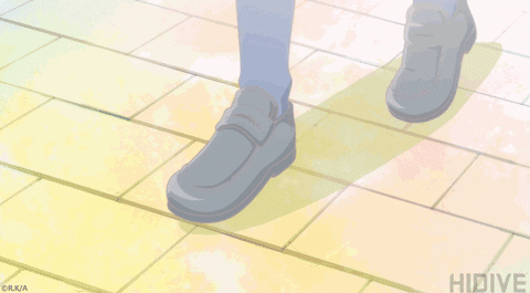 It's Raining Aesthetic Cute Anime Girl Walking GIF | GIFDB.com