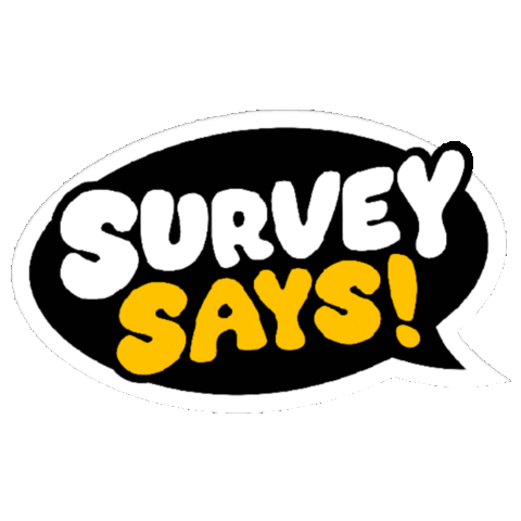 Survey Says Sticker by Quiz Meisters