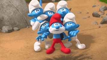 Scared Fear GIF by The Smurfs