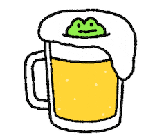 Doodle Frog Sticker
