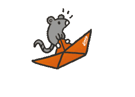 Fruit Mouse Sticker by Covelt Dixap